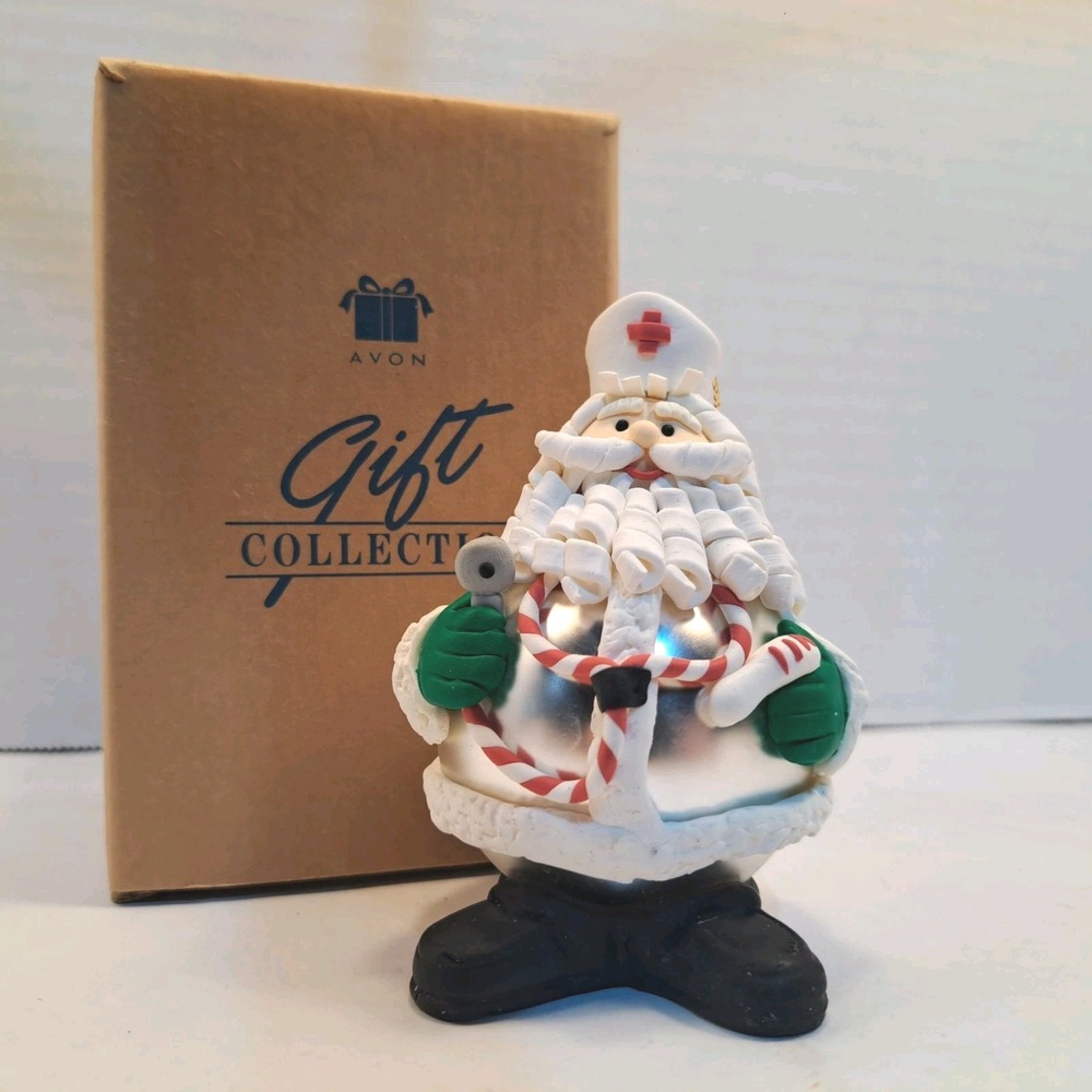 Avon 1998 Occupational Santa Ornament NURSE Gift Collection Original Box